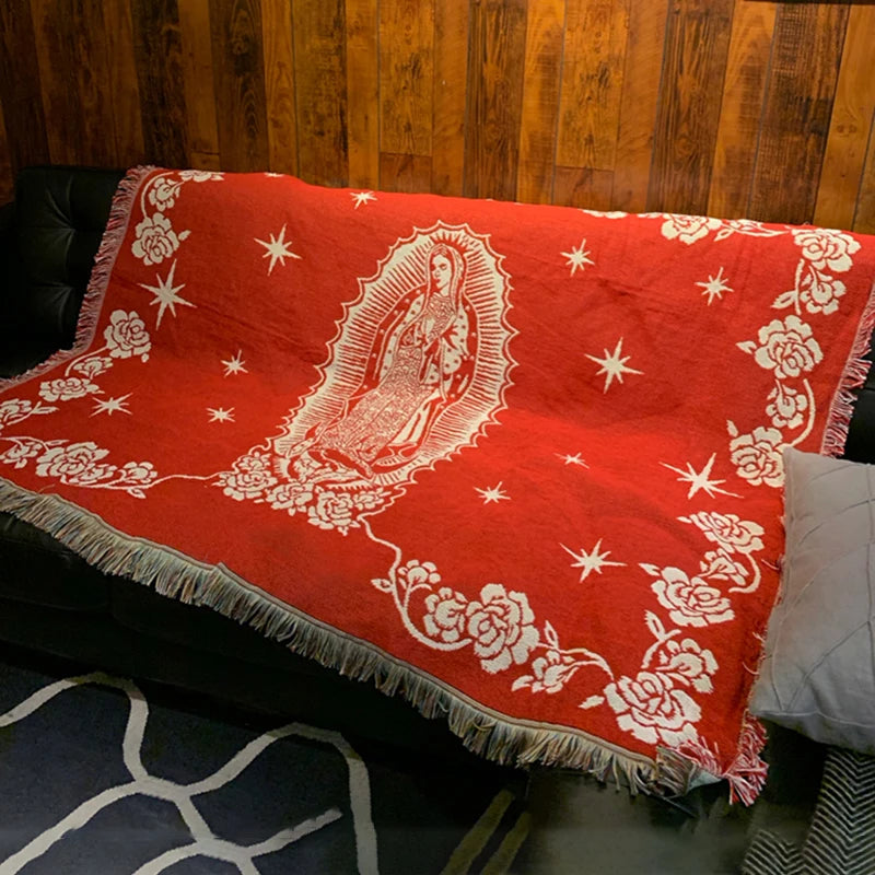 Blanket/Tapestry Virgin Mary