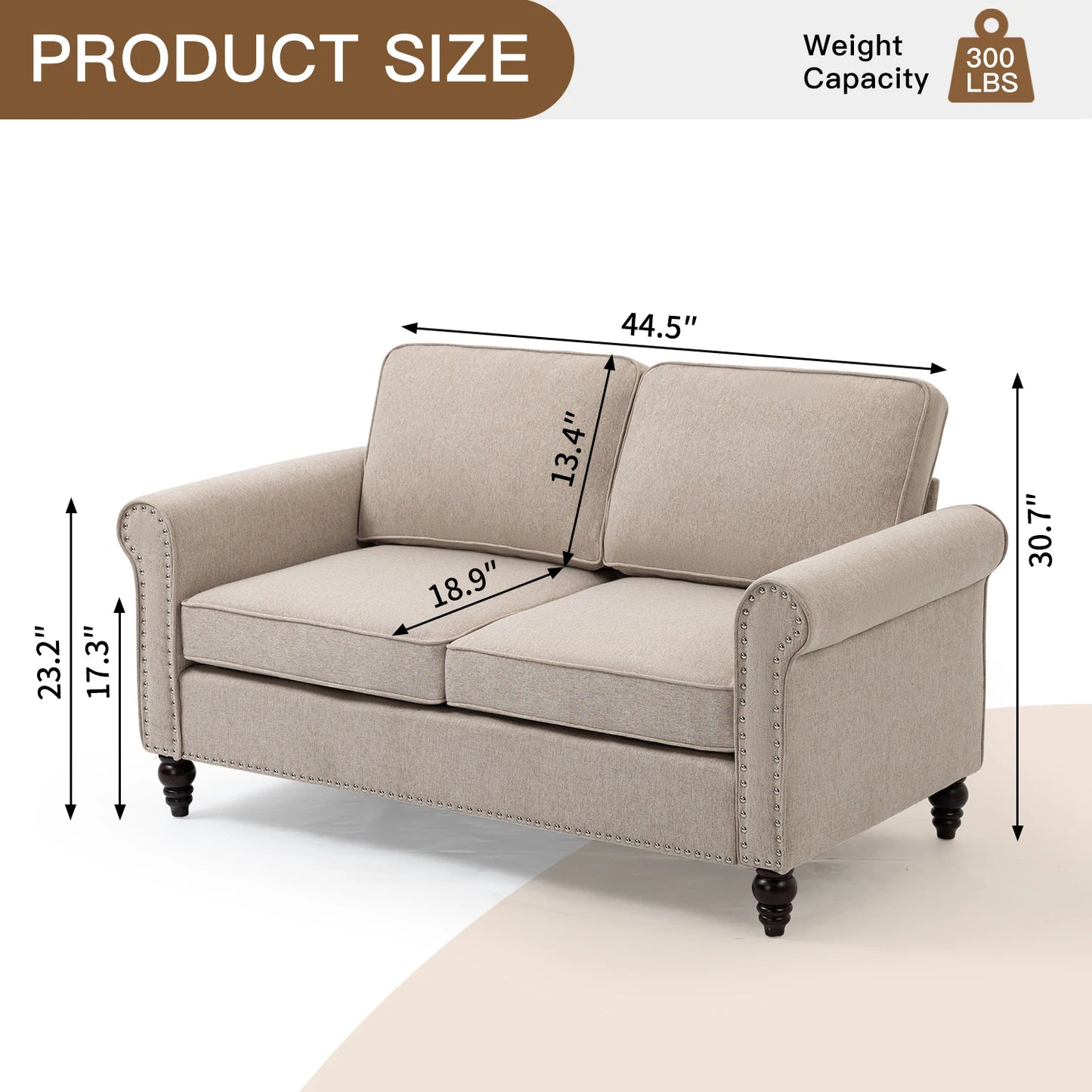 Loveseat Sofa ~ 2 Seater