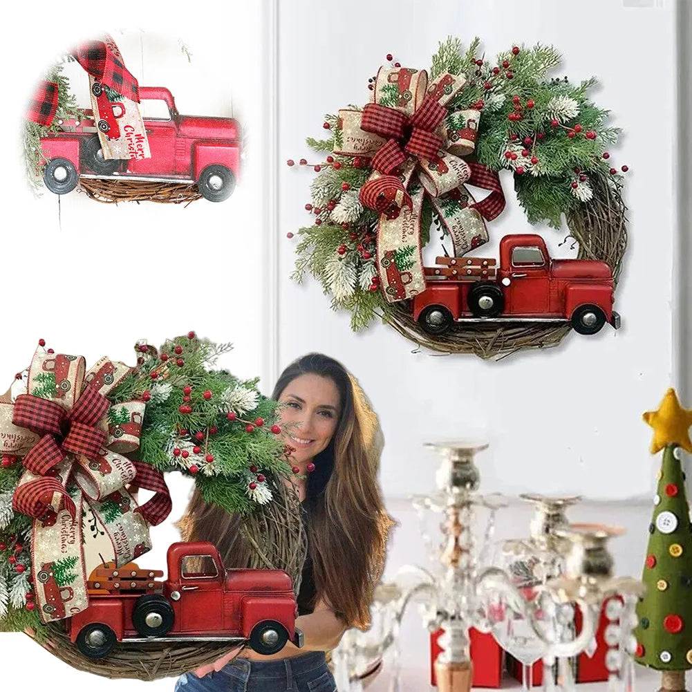 Christmas Wreath Decoration - Seasonal Home Decor