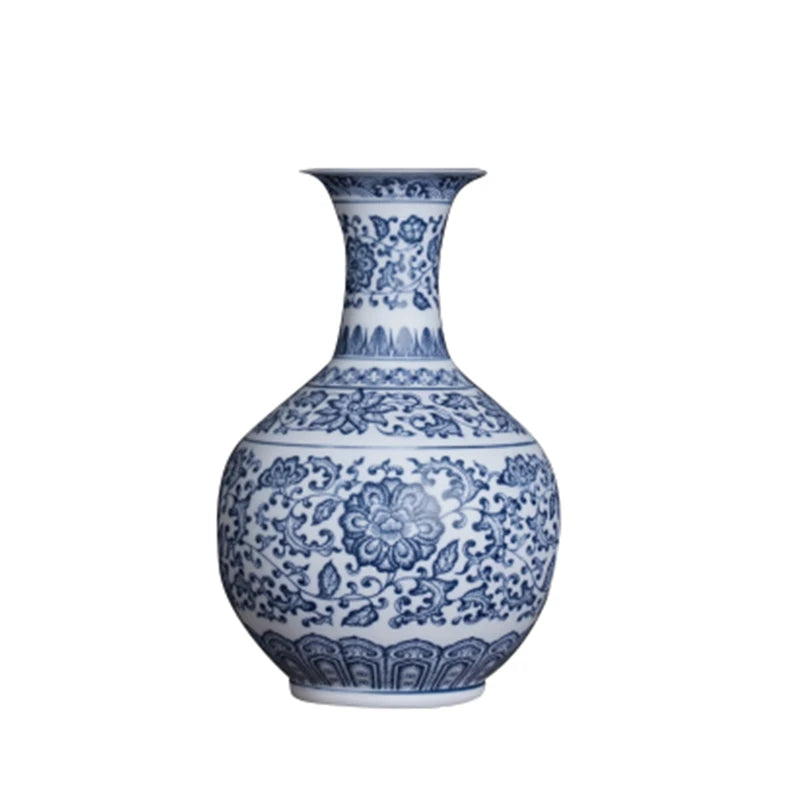 Vases Blue and White Jingdezhen