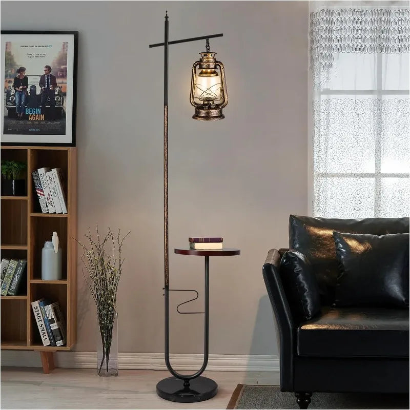 Floor Lamp - Rustic Farmhouse Lamp