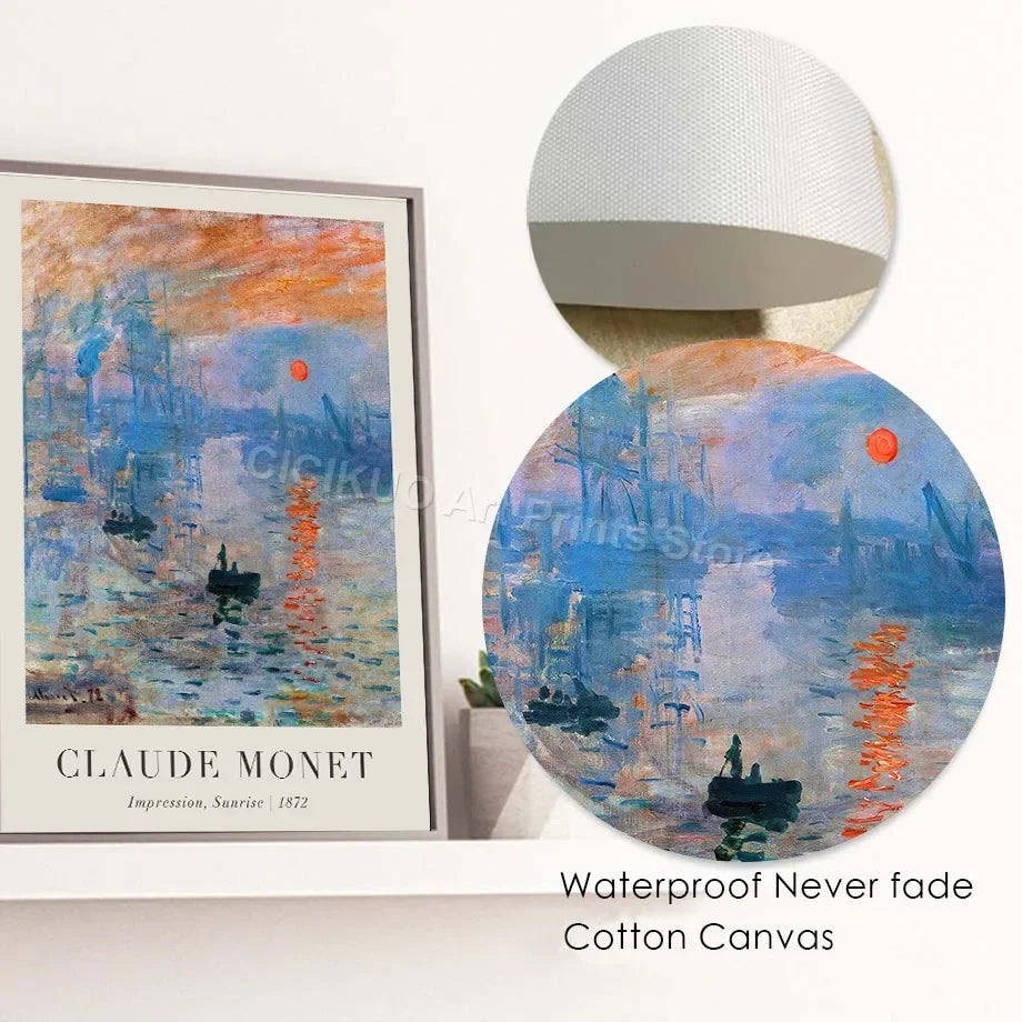 Claude Monet - Ciglee - Canvas Wall Art - Unframed