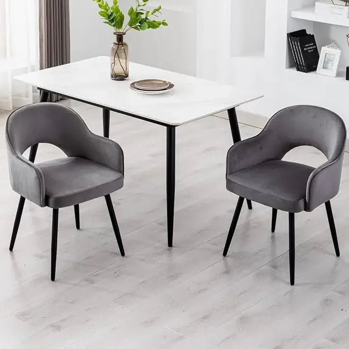 Diningroom Chair Set - 360 Degree Swivel - PU Leather