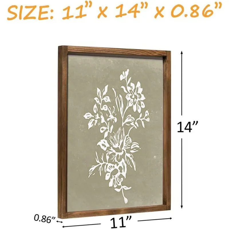 Wall Art Botanical Set || Boho Farmhouse || 11x14"