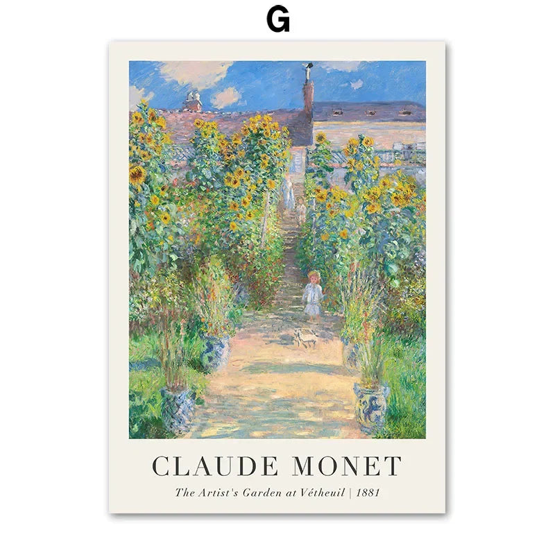 Claude Monet - Ciglee - Canvas Wall Art - Unframed