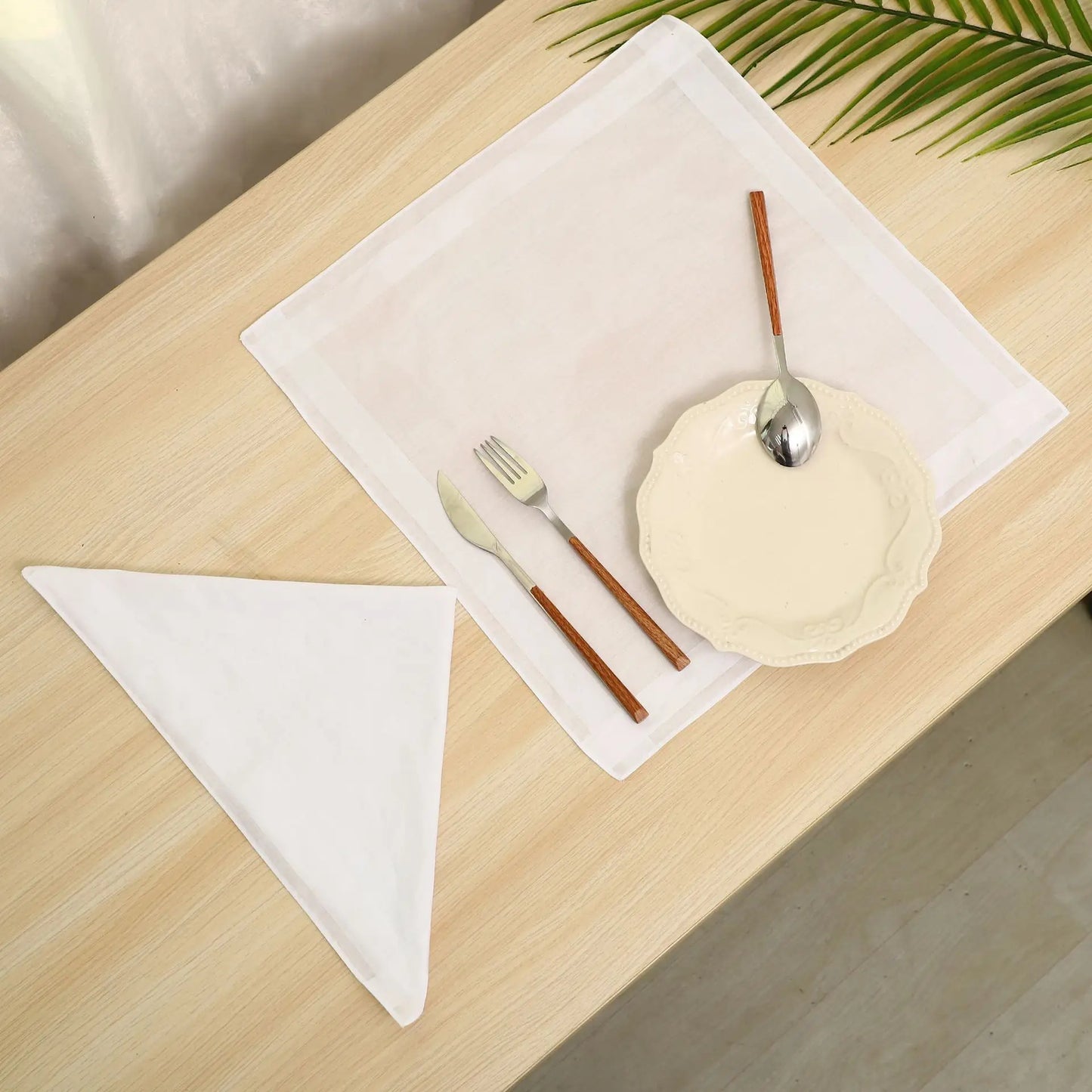 White Cotton Napkins