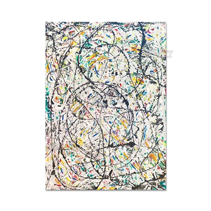 Jackson Pollock - Copy Hand Painting - Giclee - Abstract Unframed