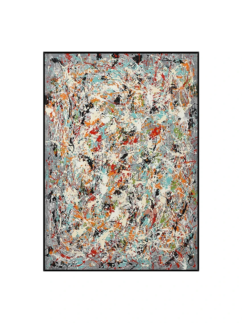 Jackson Pollock - Copy Hand Painting - Giclee - Abstract Unframed