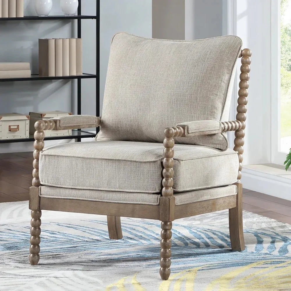 Spindle Accent Chair ~ Spool Accent Chair ~ Solid Wood Frame