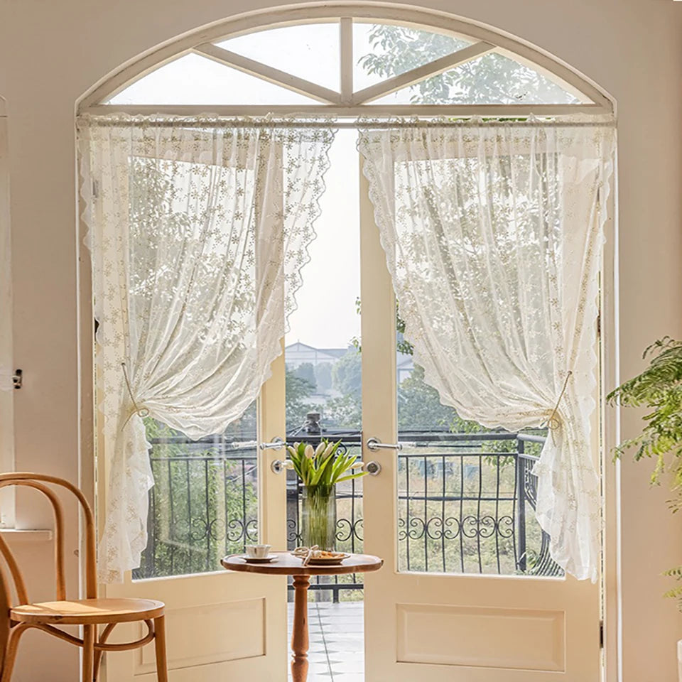 Floral Lace Curtain