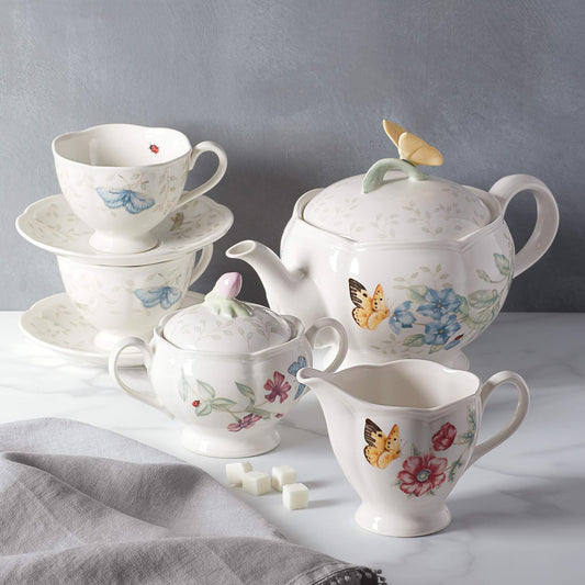 Lenox Butterfly Meadow 7-Piece Tea Set, Service for 2